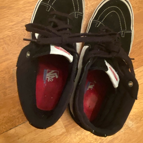 Vans Pro high top suede & canvas sneakers sz 10.5 - Picture 10 of 16